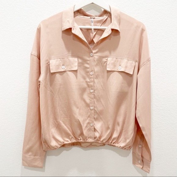 New FREE PEOPLE Yasmin Pant Set in Pale Pink Size 4 or S - Picture 8 of 11